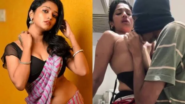 Bold Tamil Queen Lavanya Manickam sensual boobs suck viral