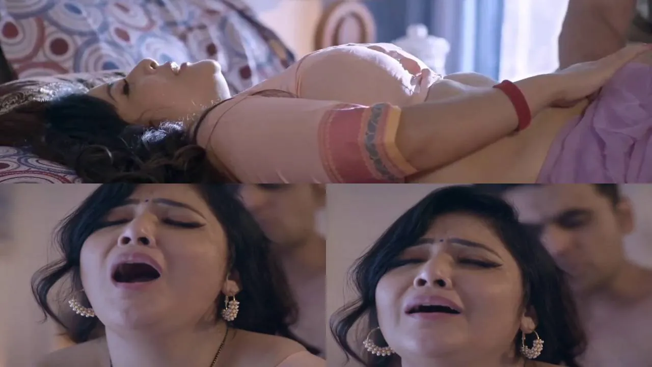 Busty Indian milf Rajsi Verma seduction, hot sex scene in saree