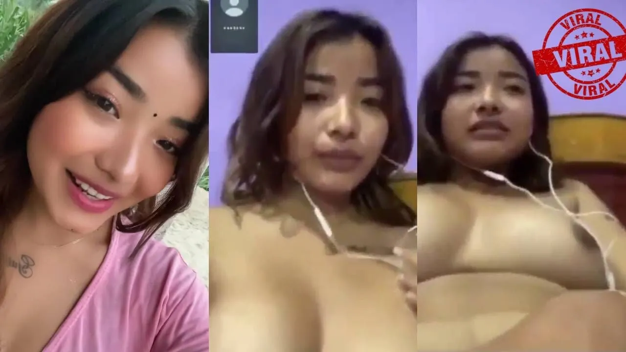 Cute Nepali TikToker Gangu Chettri 7.2 mins viral kanda (video)
