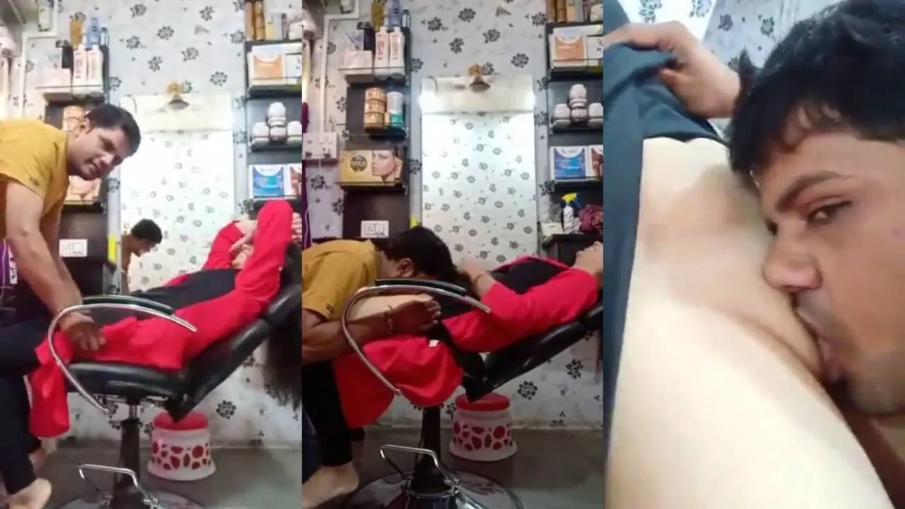 Delhi hairdresser licking customer bhabhi\