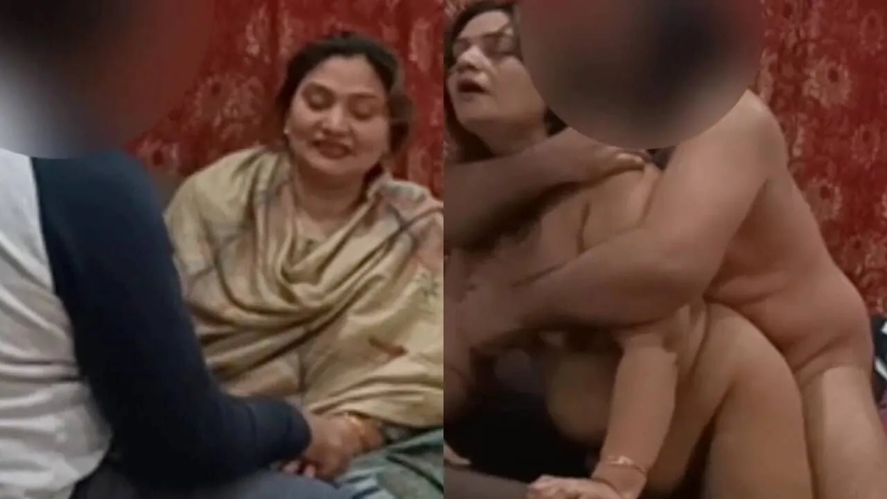 Famous Pakistani news reporter aunty blowjob & doggy style sex