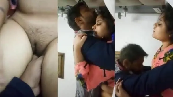 Horny Indian honeymoon couple hot fucking in Dehradun Airbnb