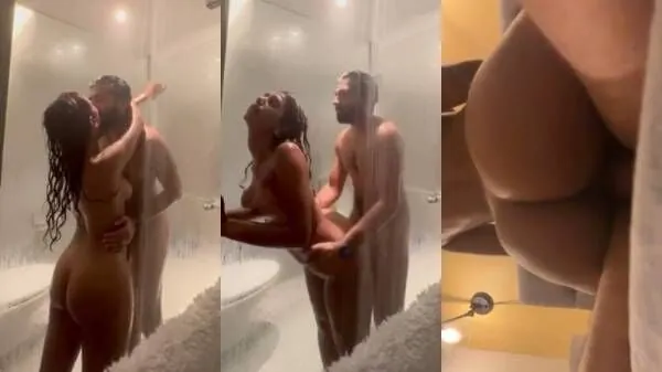 Horny rich Indian girl hot fucking under shower with driver