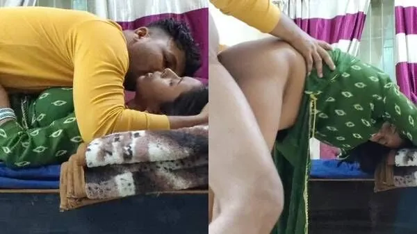 Married maid seduced and fucked by young guy with Hindi audio