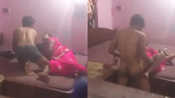 Thoothukudi neighbour aunty in saree secret sex with young guy