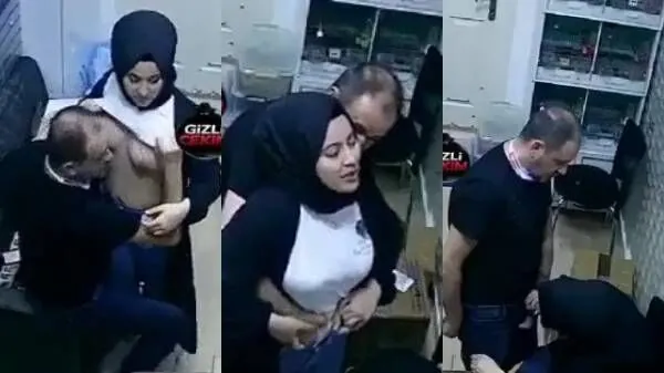 Hot Turkish store girl\