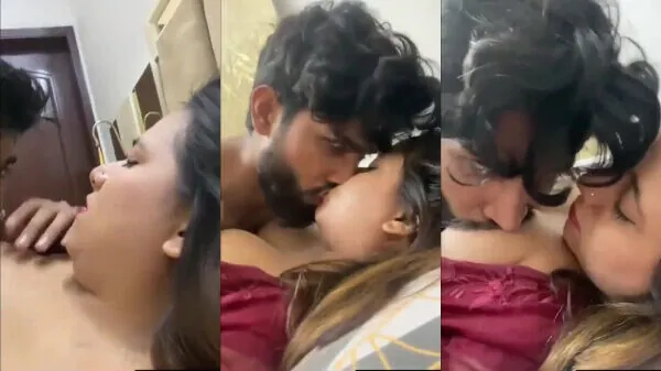 Beautiful Noida bhabhi’s hot boobs sucking and nipples licking